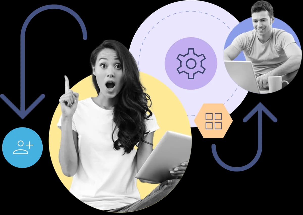 Team of Atlassian experts collaborating on a project